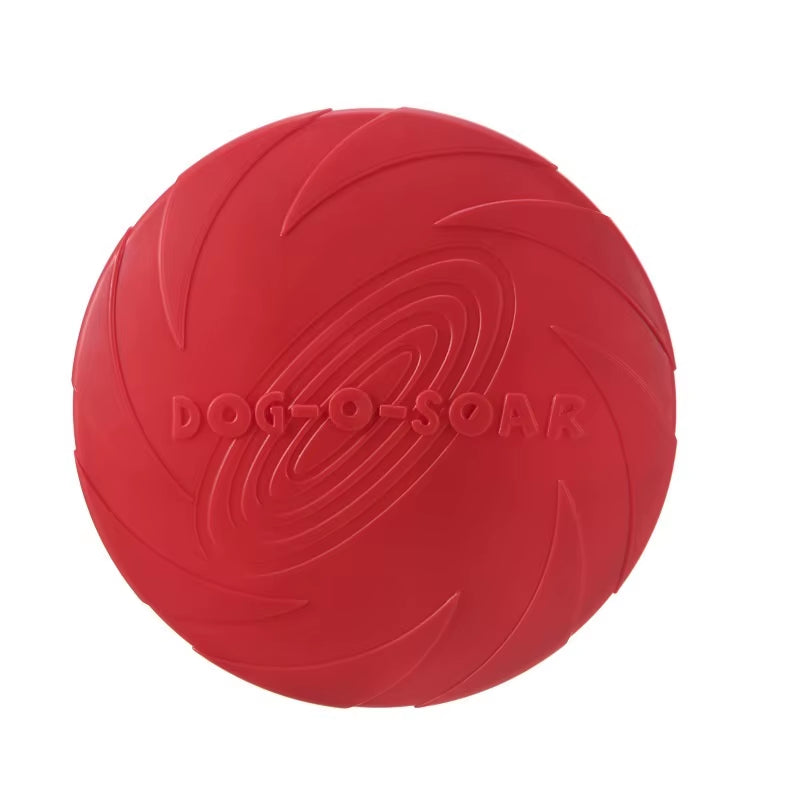 Interactive Silicone Flying Saucer Toy for Dogs and Cats Chew Resistant Flying Disc Pet Game Perfect for Puppy Training Fun