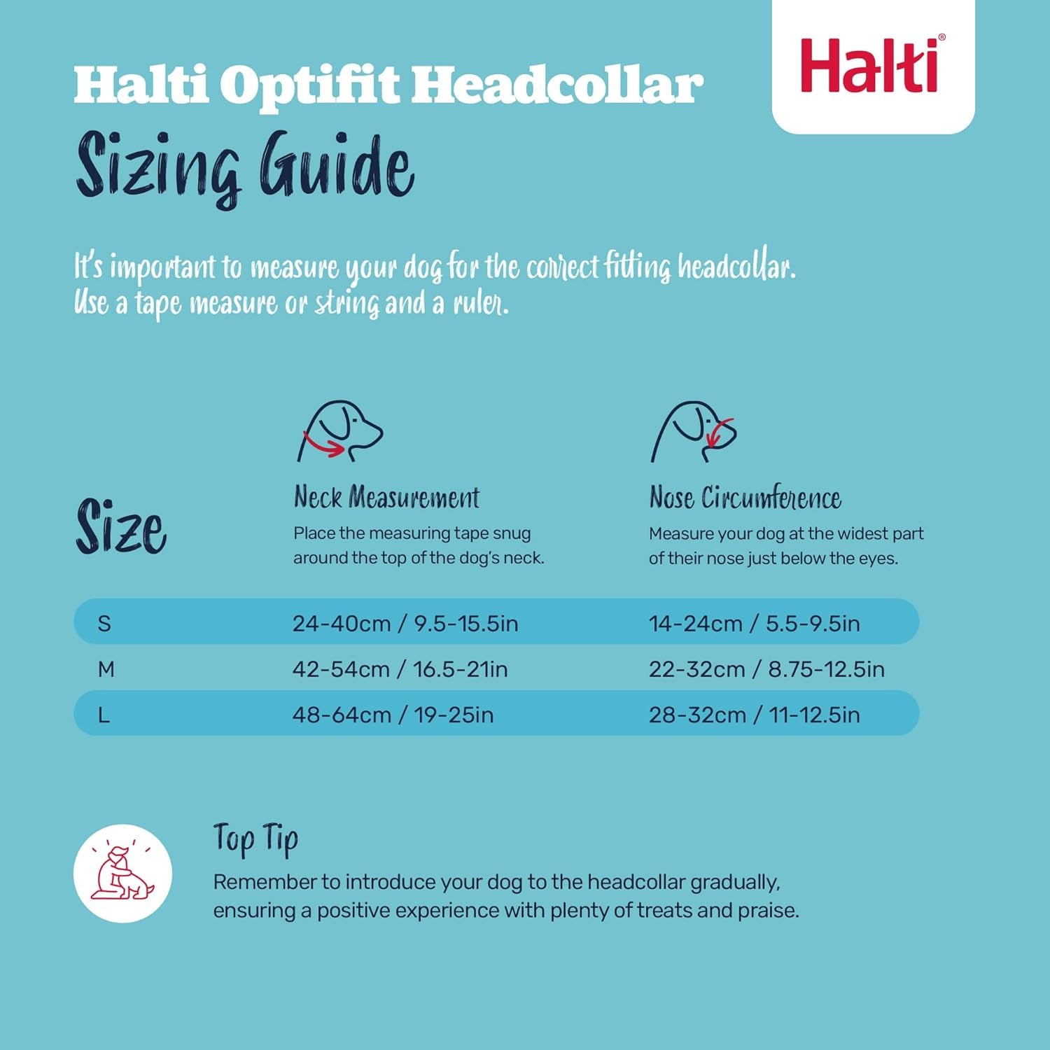 Optifit Headcollar Size Medium, Dog Head Harness to Stop Pulling on the Lead, Easy to Use, Adjustable & Reflective Head Collar for Dogs, Professional Anti-Pull Training Aid, Black