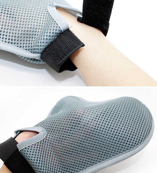 Breathable Heavy Duty Pet Grooming Glove Hair Removal Cat Dog Mitts Gentle Brush