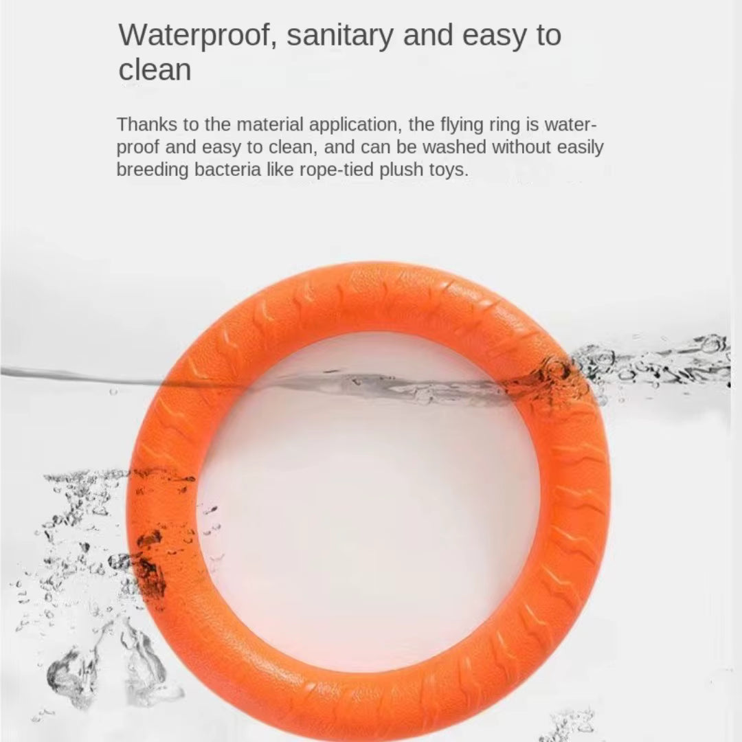 Chewable Ring Toy - Flying Floating Training Tool - uk only