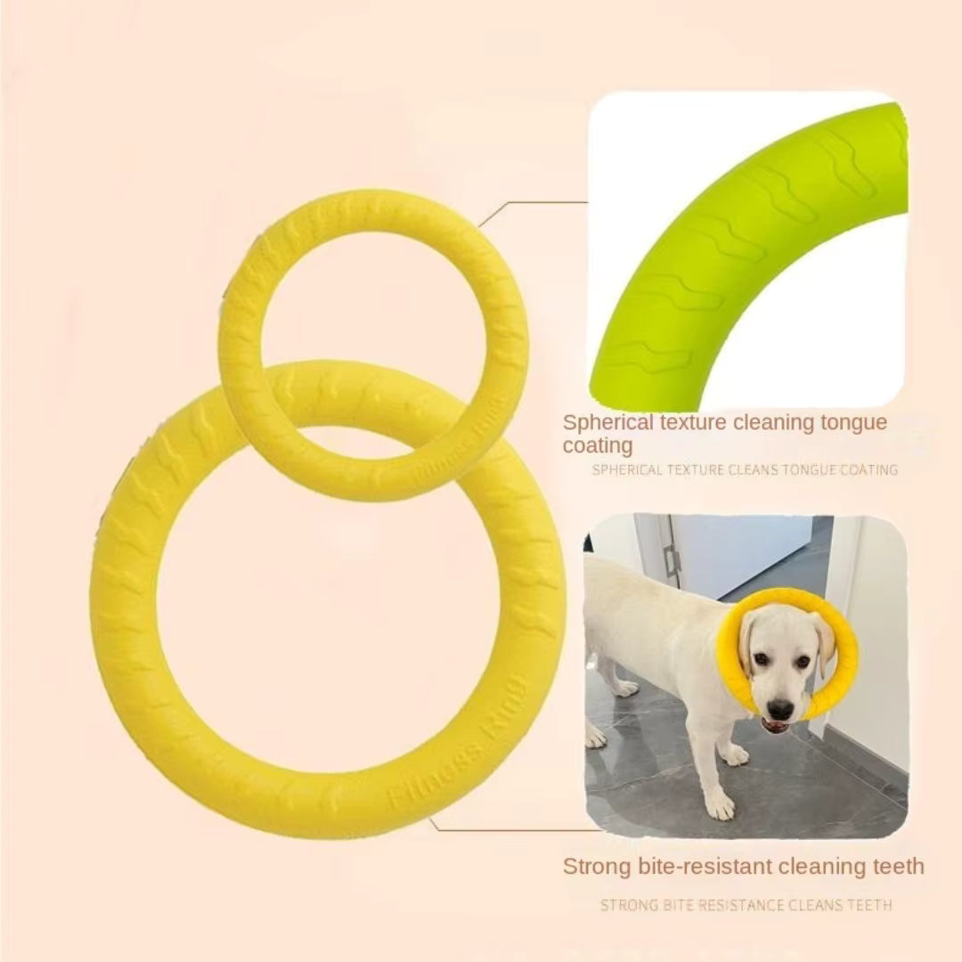 Chewable Ring Toy - Flying Floating Training Tool - uk only