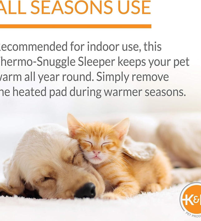 Warm Heated Dog Bed K&H Pet Products Medium Electric Blanket Dog Bed Thermo Nest