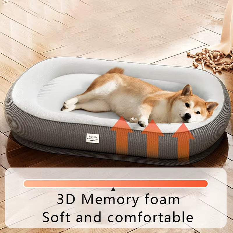 Dog Bed Soft Memory Foam Pet Sleeping Mat for Small Medium Dogs Cats Warm Dog Kennel Removable Non-Slip Cat Nest Pet Supplies