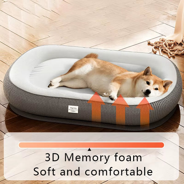 Dog Bed Soft Memory Foam Pet Sleeping Mat for Small Medium Dogs Cats Warm Dog Kennel Removable Non-Slip Cat Nest Pet Supplies